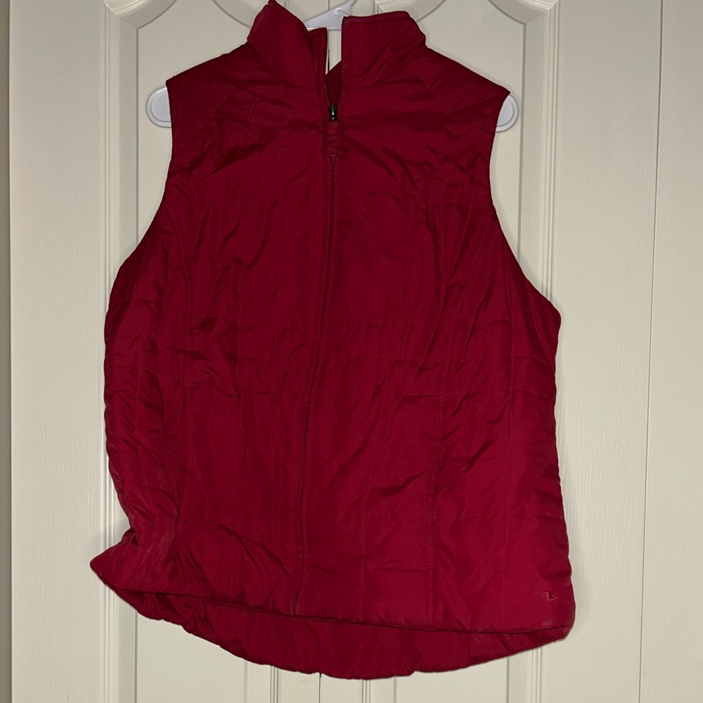 Women's Collared Zip-Up Puffer Vest | Size XL